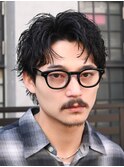 アクティブショートルーズショートパーマツイストパーマ緩め