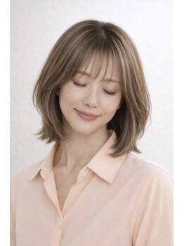 ヌーム 塚本店(NOOM)の写真/きれいに染めるもハイライトなどで活かすもOK♪どこから見ても若々しく素敵になりましょう！◎