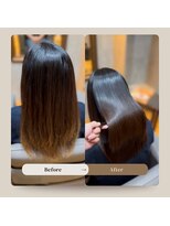 ミネル(Minel) 【乾かすだけでまとまる若見え髪へ】髪質改善ストレートコース