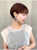 ナチュラルショート/ショートボブ/韓国/顔周り/20代30代40代50代