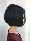 クールネイビーボブ★