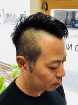 クラウドナイン(CLOUD Nine)&nbsp;アシンメトリー×パーマ風でワイルドに。