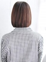 ヘアメイク ナル(hair make nalu)&nbsp;重めバングのカジュアルモードボブ