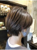 ナチュラルハンサムショート