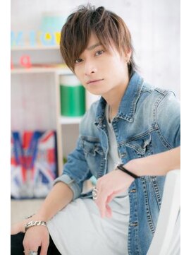 ミック ヘアアンドビューティー 大山店(miq  Hair&Beauty) 目力UP！の斜めバングメッシュカラーネオウルフa1