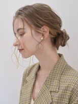 クレール 松戸(Clair)&nbsp;くびれボブ/カーキグレージュ/大人かわいい/フェザーバング