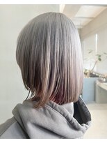 テトヘアー(teto hair)&nbsp;ホワイト　シルバー　ボブカット
