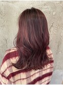 韓国風ヘア/カシスピンク