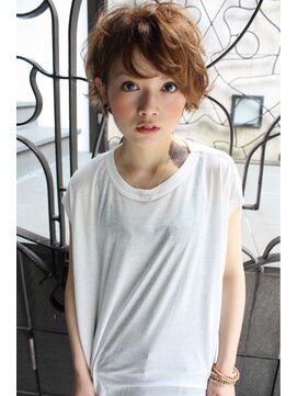 トゥーリ 筑紫野店(tuuli) tuuli☆30代40代ペールベージュ切りっぱなしショート 79