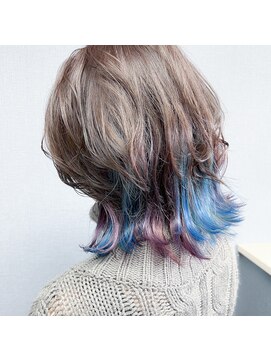 アンフィシュピトロワ(AnFye spi tlow) ［AnFye］ウルフカット+デザインカラー