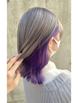 ブランシェ 西松山店 シルバー×パープル