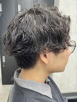 フイ 代々木(Hui)&nbsp;束感ショート/メンズツーブロック/コンマヘアアップバング波巻き
