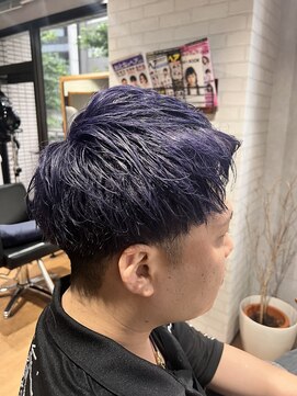ビスイル 秋葉原店(Vis ill) ハイトーン/バイオレット/フェード/ツーブロック/刈り上げ
