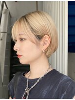 ソーコ 渋谷(SOCO) 前髪あり大人ショートボブ丸みショートカットマッシュショート