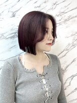 シーテメゾン(Ciete Maison)&nbsp;purple red×タッセルボブ