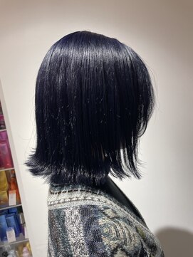 アヴァンスアンス 広島袋町店(AVANCE.ens) ダブルカラーと青紫カラー