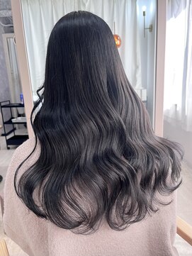 エルバイラビス 大宮(elu by lovis) 《chihina》ダークグレーカラー/透明感カラー/艶カラー/韓国