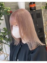 ヲタク(wotaku.) ピンクベージュダブルカラーケアブリーチハイトーンカラー美髪