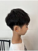 ツーブロック　キッズカット
