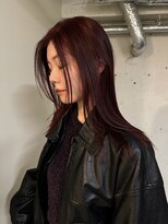 ノラ シブヤ(NORA)&nbsp;レイヤーカット/顔まわりカット/レッドブラウン