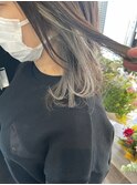 【ちらっとお洒落】インナーカラー_ホワイトシルバー☆