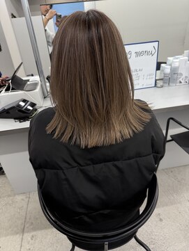 クレア 上大岡(CREA) ハイライトバレイヤージュダブルカラーケアブリーチ30代40代50代