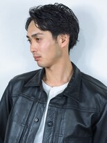 ブロートーキョーバーバーショップ 神田店(Bro Tokyo BARBERSHOP)&nbsp;大人パーマ73分けスタイル
