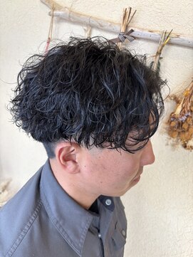 リブレ ジュネス 郡山堤下店(Libre jeunesse) 波巻き×ツイスパ ミックスパーマ