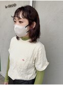 デザインカラーandフロントパーマ