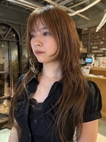ノラ ヘアーサロン(NORA HAIR SALON) ブリーチなしベージュカラーフェイスレイヤー顔まわりレイヤー