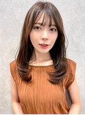 レイヤー/ネビージュ/韓国ヘア/イメチェン/縮毛矯正/中野/