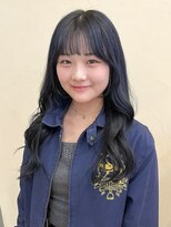 スニュウ(snuw) 【snuw_ayano】ブルーブラック/顔まわりカット