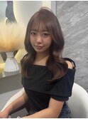 《鳥越》くびれヘア/縮毛矯正/ストレート/ハイライトカラー