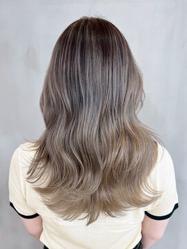 アルバム 渋谷パルコ(ALBUM) デザインカラー韓国ヘア顔周りレイヤーロング_ba564491