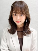 アフロート エル 錦糸町(AFLOAT L) 20代30代に人気!後れ毛がかわいい暗髪の韓国風くびれヘア