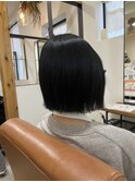 切りっぱなしボブ