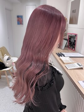 ベレーザ 渋谷神南(Beleza) ミディアムヘア/デザインカラー/ホワイトピンク/渋谷