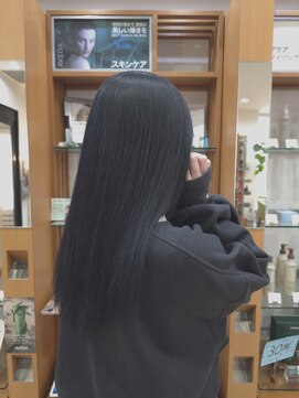 プランタンアヴェダ(printemps AVEDA) 透明感ネイビーグロウカラー
