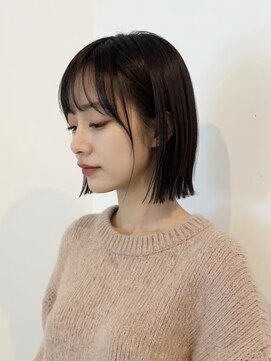 ライズ ネックス ザ サロン 渋谷(LIZE nex the salon) 韓国ボブ［#渋谷駅 #韓国 #髪質改善 #ボブ #レイヤー］