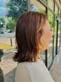 オーバーヘアー 所沢店(over hair)&nbsp;動きのあるボブスタイルも好きです。
