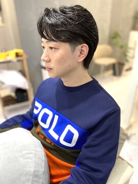 オーセンヘア(AUTHEN.HAIR) メンズニュアンスパーマ/毛流れセンターパート【仙台】