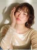 色っぽヘア/ボブパーマ/顔周りレイヤー/小顔効果/20代30代40代
