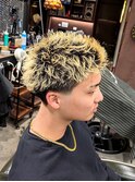 【テーパーフェード×スパイキーショート】