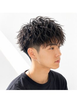 Men’s Grandir豊中　パーマ/ブリーチ/ヘッドスパ/縮毛矯正【メンズグランディール】の写真/【初めてのパーマも◎】ツイストスパイラルやニュアンスパーマなどトレンドを取り入れたスタイルをご提案◎