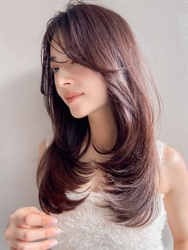 アグノス 青山(Agnos) 外ハネボブダークブルーうるツヤワンカール美髪#528g0621