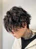 men'sカットパーマ+marbbマイクロバブル洗浄
