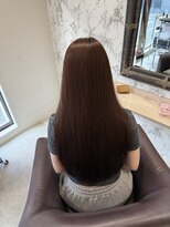 キャパ セントラル 天神 大名店(CAPA central) ナチュラルブラウン 髪質改善 韓国風 レイヤーカット 10代