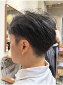 センターパート/刈り上げ/毛流れヘア/30代40代