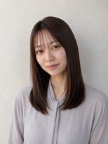 レセ 南柏店(Laissez)&nbsp;ストレートロング/ダークブラウン/ブラウン/大人かわいい/透明感