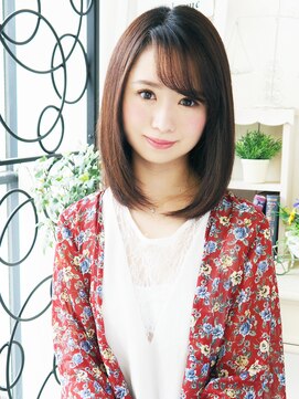 ジュレベール(JurerBelle) 【ジュレベール 松田】 ストレートでナチュラル可愛い～艶ボブ♪